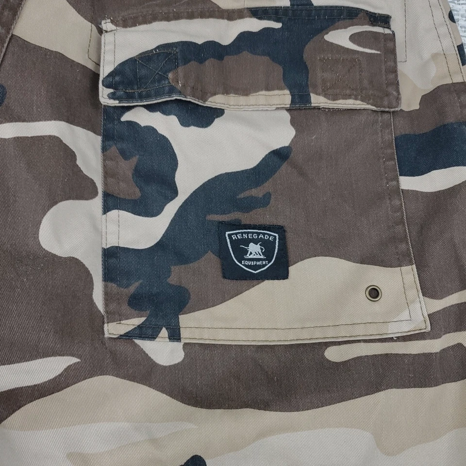 Vtg Renegade Outwear Sportswear Desert Camo Pants Mens 33x30 Hunting Hiking - Image 4 of 4