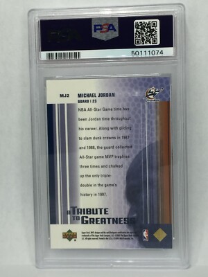 2003-04 Upper Deck MVP A Tribute to Greatness Michael Jordan #MJ2