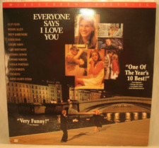Laserdisc u  Everyone Says I Love You  Woody Allen Goldie Hawn Julia Roberts W