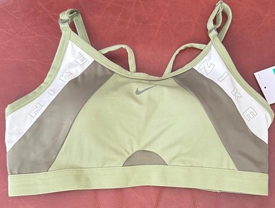 Nike Dri-FIT Indy Sports Bra Womens XL Light Support Green Strappy NWT