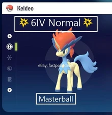 Pokemon Legends ZA 💥 6IV Normal Mythical Keldeo💥Fast 🚀Masterball Held