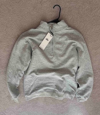 alo yoga accolade quarter zip pullover sweatshirt size L | eBay
