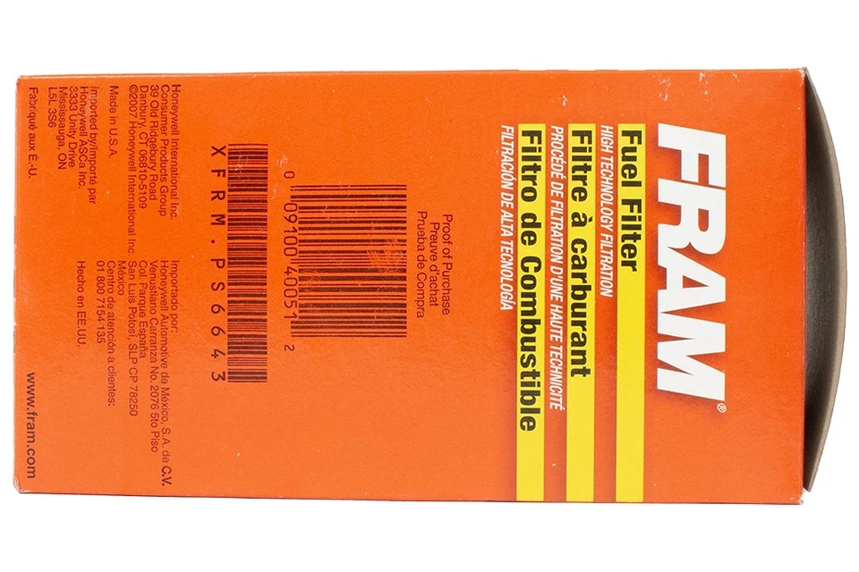 FRAM Replacement Fuel Water Separator Fits 1986-93 Ford F-600 L6 6.6 Part PS6643 - Image 4 of 4