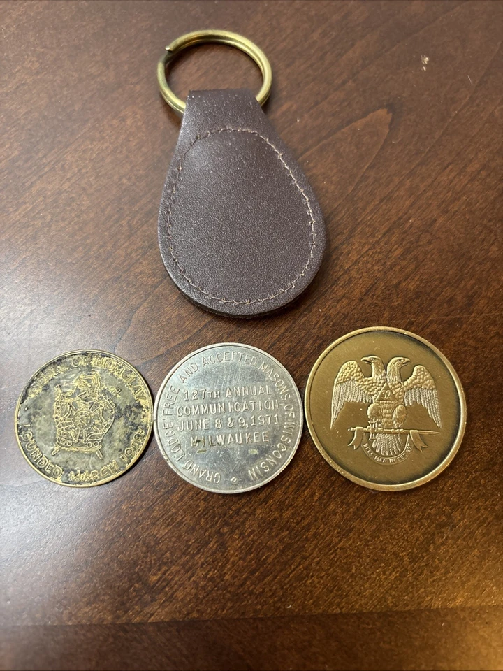 RARE Famous Mason Coins George Washington-frank S Land And More - Image 2 of 4