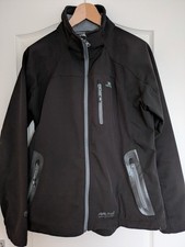 Trespass Women's XL Bela Soft Shell Jacket with Detachable Hood Black & Grey