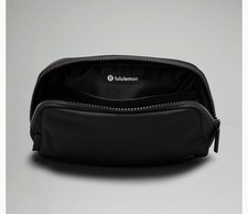 Lululemon Unisex Everywhere Black Belt Bag 1L Water-repellent NWT 38