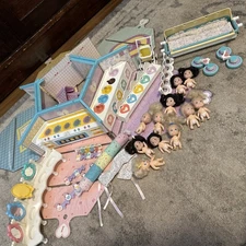 Tyco Quints 1990 Vintage Lot. Parts And Pieces. Some Items Incomplete 11 Dolls