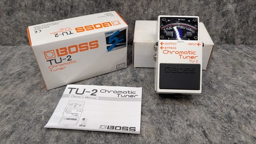 BOSS TU-2 Chromatic Tuner Pedal From Taiwan W/ Box And Papers & PSU