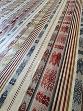 Super Cute Fish Tablecloth 66x80 Handloomed? Fringe￼