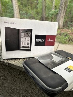 Sony PRS-900 E-Reader 7'' Display + Case New in Open Box Fully Working