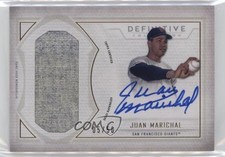 2019 Topps Definitive Collection Relic 5/50 Juan Marichal #DARC-JMA Auto HOF 0b0
