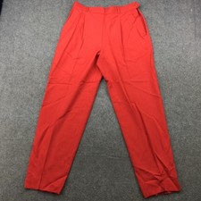 Escada Pants Womens 40 Wool Pleated High Waist Slacks Made in Germany Classic