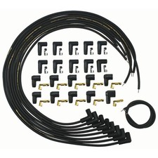 Moroso Spark Plug Wire Set 9880m Mag-tune Race 8.0mm Black 90deg Hei Points