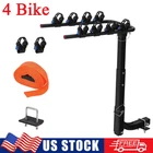 4 Bike Rack Tow Hitch Bicycle Carrier Folding Rack Holder with 2" Hitch Receiver