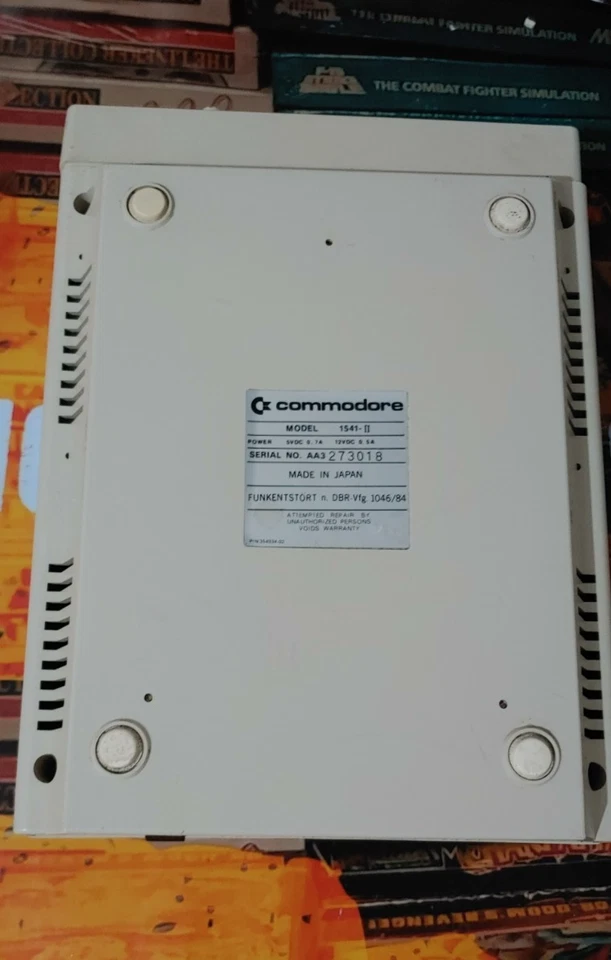 Commodore Diskettenlaufwerk 1541 II Floppy 273018 (Dauerläufer) DEFEKT - Bild 4 von 4