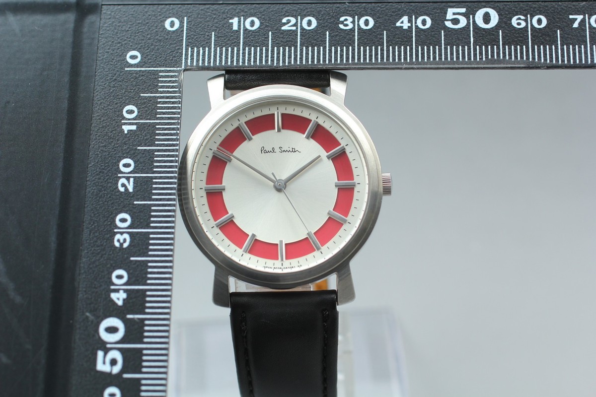 Near MINT] Paul Smith 6038-G13834 Silver Quartz Watch From