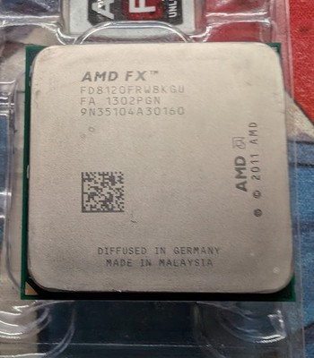AMD FX-8120  3.1 GHz EIGHT-CORE PROCESSOR, FD8120FRW8KGU, AM3+, US SELLER