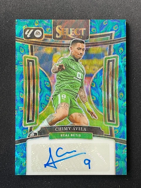 Chimy Avila 2023-24 Pnini Select La Liga Signatures Auto Peacock Prizm #S-CA
