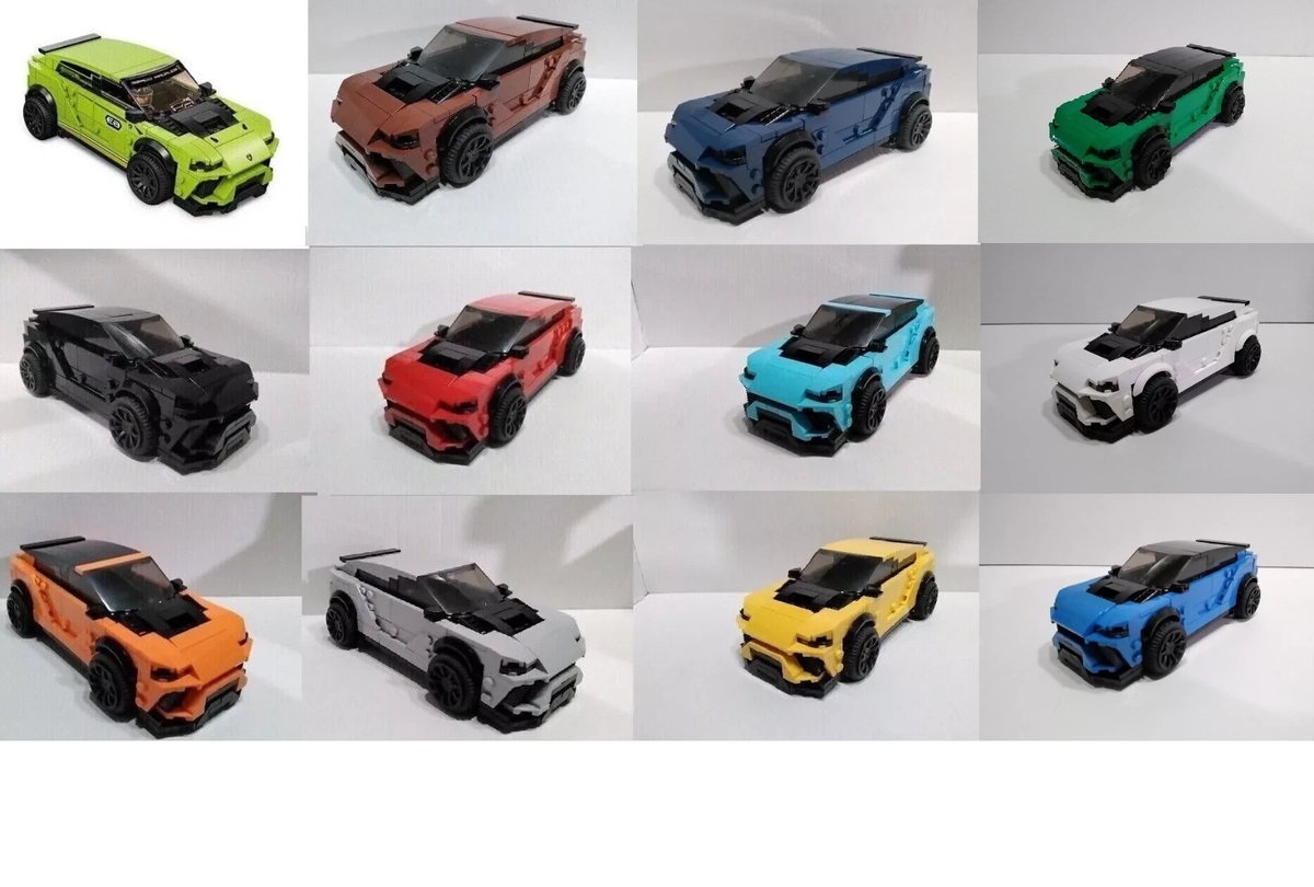 らん① LEGO 76899 Speed Champions Lamborghini Replica Model Race Car