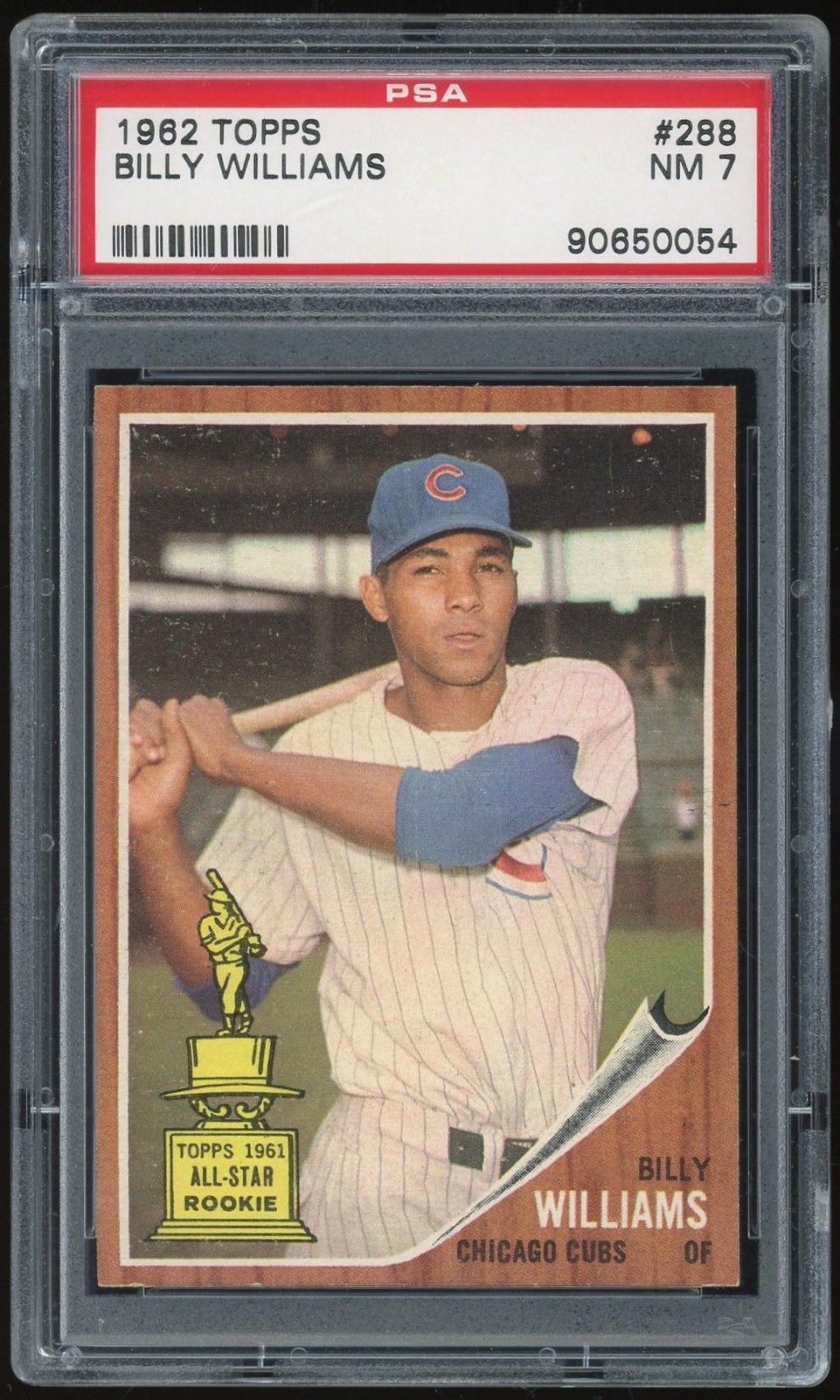 1962 Topps #288 Billy Williams PSA 7 *0054