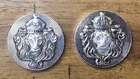 Scottsdale Mint 2 Troy oz .999 Fine Silver Lion Stacker Round Natural Toning