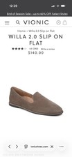 Women Vionic Willow 2.0 Slip on Flats