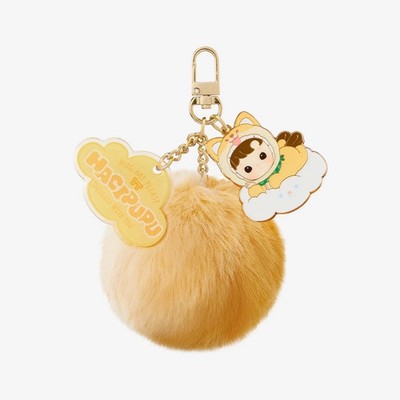 POP MART US Hacipupu Snuggle with You Series Pendant - Pom Pom - LUCKY PUPPY