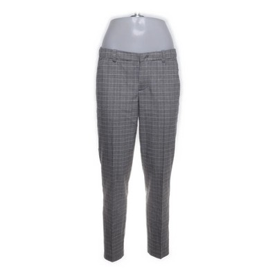 Oui, Stoffhose, Größe: 36, london slim, Grau/Grün/Weiß #kBb