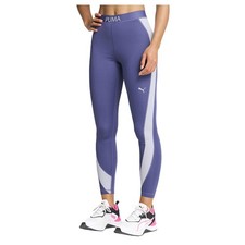 PUMA Strong Colorblock 78 Athletic Leggings Womens Blue Athletic Casual 52667946