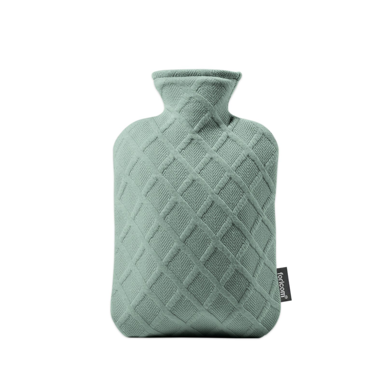Thick  PVC Hot Water Bottle with plush cover  Leakproof Heat Retention