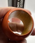 HOUSE + HOME CHUNKY NAPKIN RINGS Orange (Set of 4) NIB — photo 6