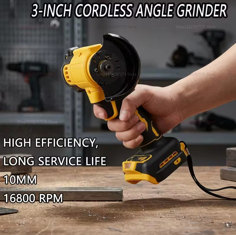 Mini Cordless Angle Grinder 18V 20V MAX Polisher Cutter Tool - UK