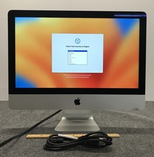 Apple iMac A1418 MMQA2LL/A 2017 21.5" AIO i5-7360U 8GB RAM 1TB HDD w/Cord, As Is