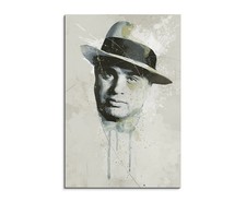60x90cm Al Capone Aqua Aqua Art Wandbild