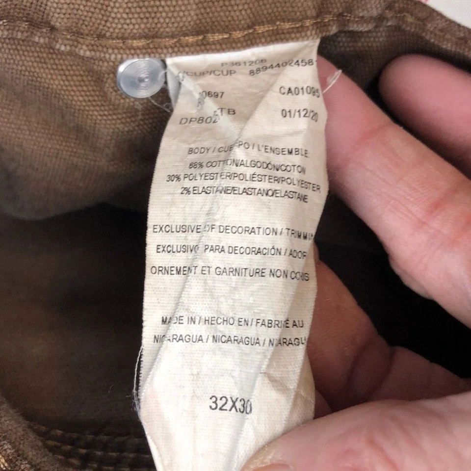 Dickies Mens Cargo Work Pants Size 32x30 Relaxed Fit Brown Workwear Brown Casual - Image 4 of 4