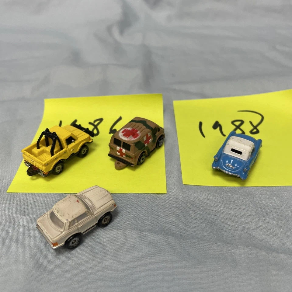 Galoob Micro Machines Vintage 1986 1987 1988 1989 Lot of 27 Lifted Speed Shop - Image 3 of 4