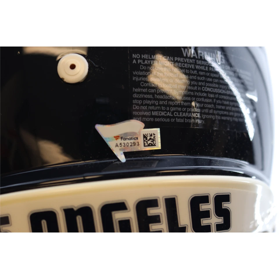 Clay Matthews Los Angeles Rams Autographed Signed FS Authentic Helmet Fanatics - Image 4 of 4