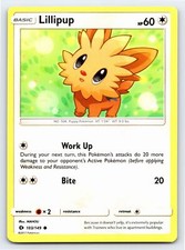 Lillipup 103/149 Common Sun & Moon Base Set Pokemon Card - NM