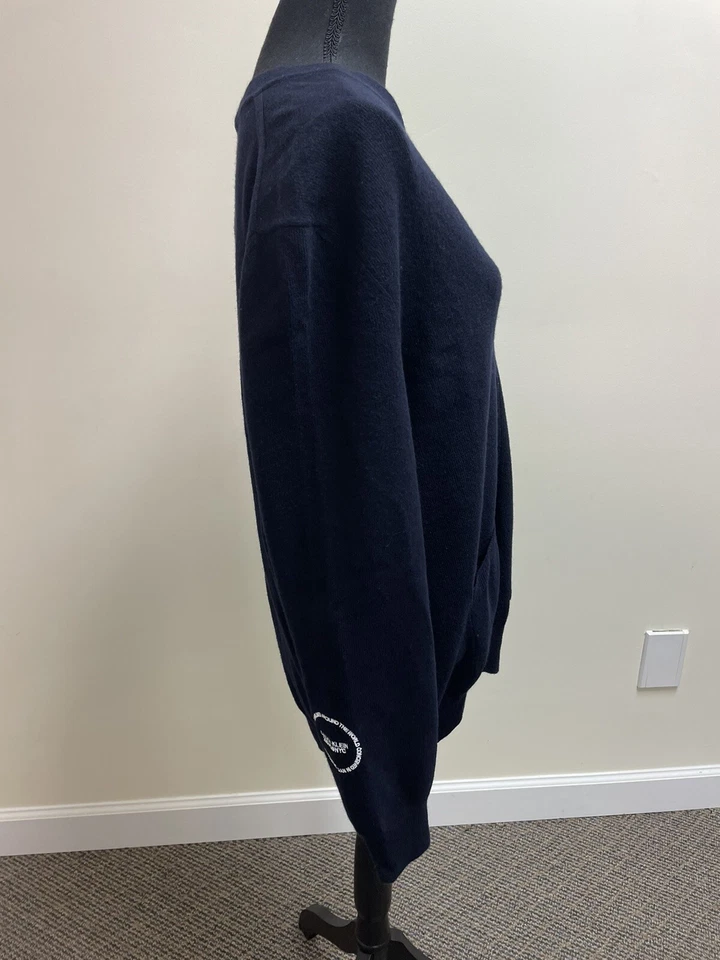 Cárdigan para mujer Calvin Klein azul blanco Yale Foto 2 de 4