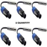 Pyle 12ga Compatible Speakon Connector Male To 1/4female Cable Adapter Lot Of 6 on sale Pyle 12ga Compatible Speakon Connector Male To 1/4female Cable Adapter Lot Of 6 on sale