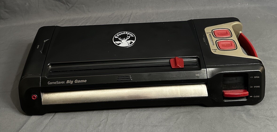 Gamesaver Big Game GM700 by Foodsaver Tested Works No Bags Used eBay