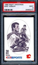 1986-87 Kraft Drawings Hockey Cards 19