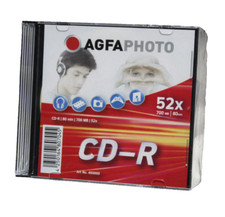 10 AGFA CD-R  700Mb 80Min AUDIO Rohlinge 10er case
