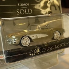 1961 Chevy Corvette 283/245 Convertible Greenlight Barrett Jackson Auction Block