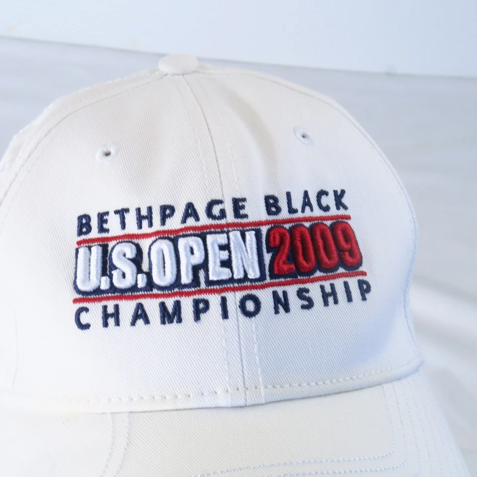 Vintage Bethpage Black 109th US Open 2009 Championship White New Era Strapback - Image 2 of 4