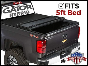 Gator Hybrid Fit 2016 2019 Toyota Tacoma 5 Ft Hard Folding Truck Tonneau Cover Ebay