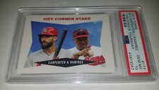 2018 Topps TBT #176 Carpenter Ramirez Hot Corner Card Graded PSA 10 Gem Mint