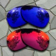 Violet Blue Violet Red Polarized Lenses Replacement For-Oakley Crosshair 2012
