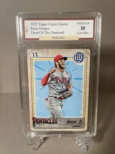 2021 Topps Gypsy Queen Bryce Harper Tarot Of The Diamond #TOD-14 GEM MINT 10