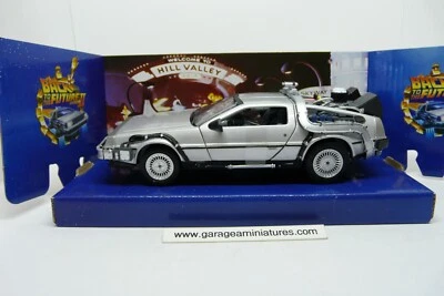 DELOREAN RETOUR VERS LE FUTUR II WELLY 22441W ECHELLE 1/24 miniature collection - Photo 1/4